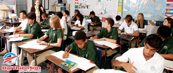 Lớp học tại Florida Preparatory Academy - Du học Đại Thiên Sơn DTS