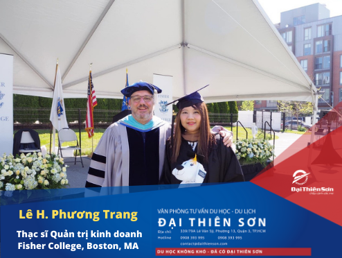 Khách hàng Đại Thiên Sơn đã thành công tốt nghiệp chường trình thạc sĩ quản trị kinh doanh tại Fisher College, Boston, MA