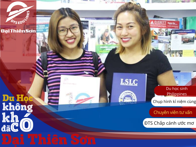 Du học sinh Philippines - Chụp hình kỉ niệm tại Đại Thiên Sơn