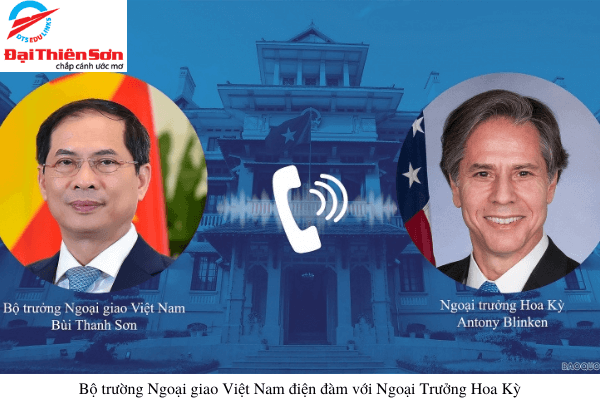 Bộ Trưởng Việt Nam Điện đàm với Mỹ
