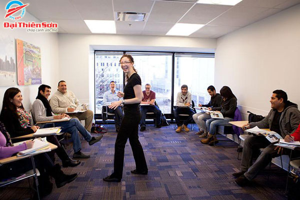 Lớp học tại Kaplan International English, Chicago 
