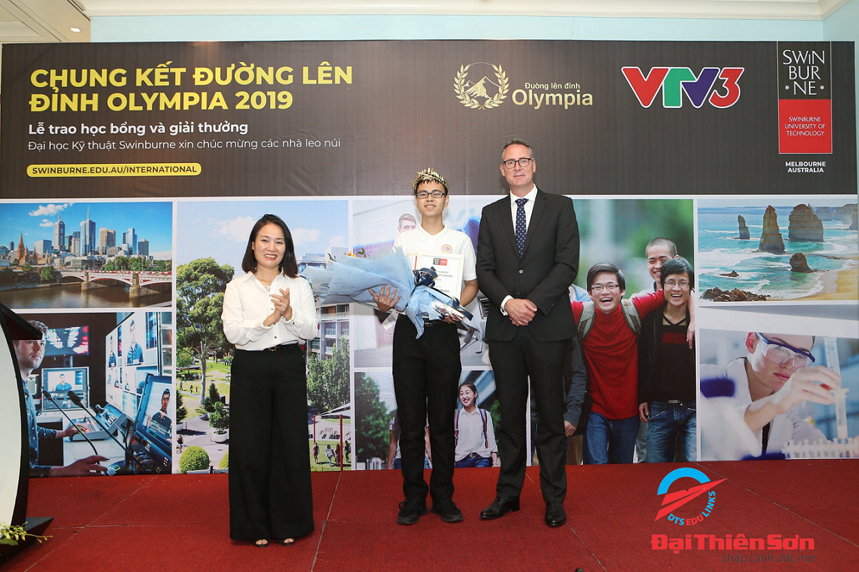 Học sinh đoạt giải quán quân đường lên đỉnh Olympia 2019