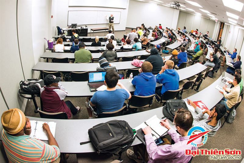 Lớp học tại Đại học Texas,Arlington (UTA) - Du học Đại Thiên Sơn DTS