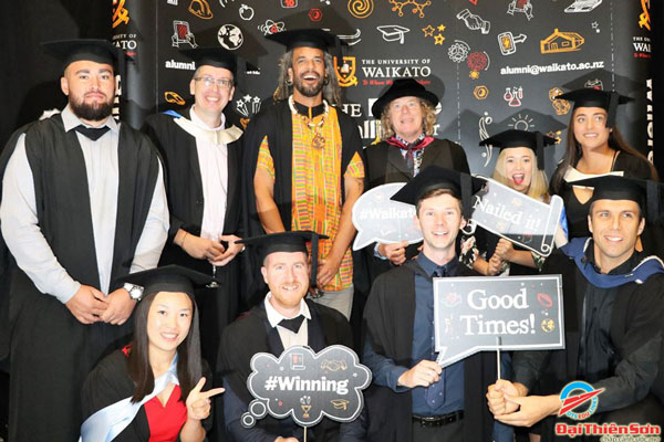 Sinh viên tốt nghiệp tại University of Waikato 