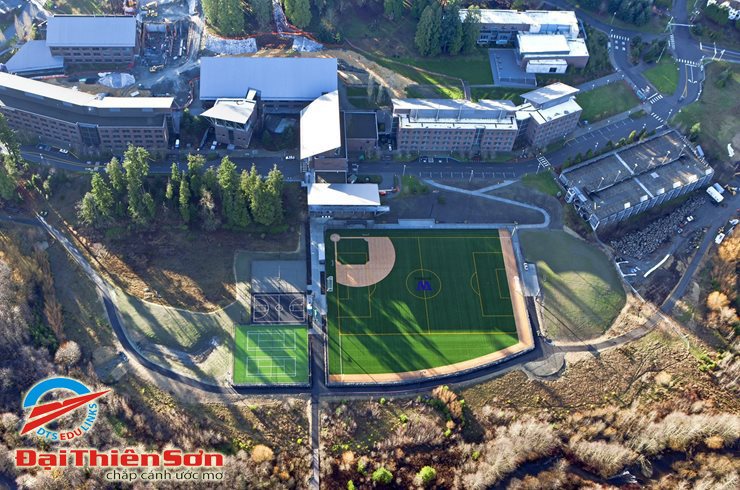 Khu phức hợp thể thao của trường Đại học Washington Bothell - Du học Đại Thiên Sơn DTS