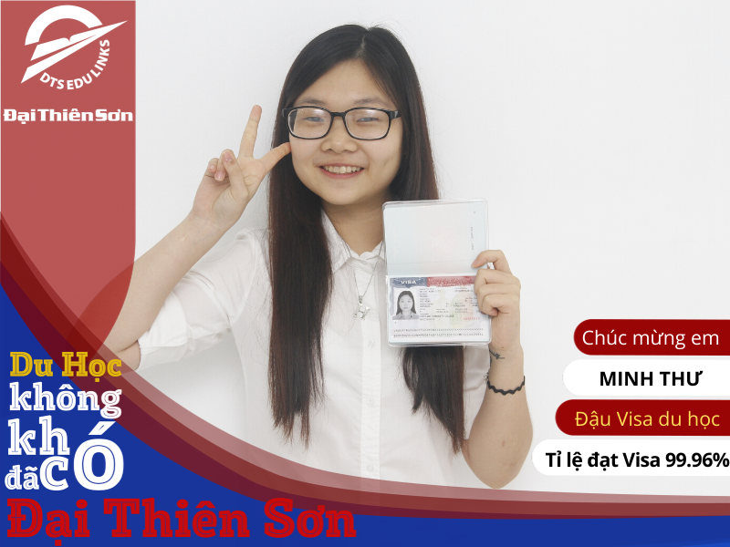 Du học sinh Đại Thiên Sơn đậu Visa ngay lần đầu tiên - Du học Đại Thiên Sơn DTS