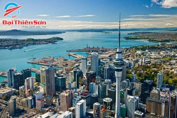 Toàn cảnh thành phố sầm uất của New Zealand