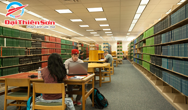 Thư viện tại Central Washington University - Du học Đại Thiên Sơn DTS