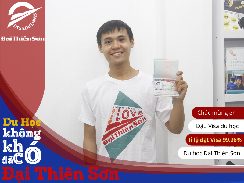  Du học sinh Mỹ đạt Visa tại Du học Đại Thiên Sơn DTS