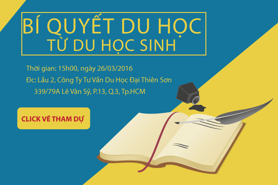 hội thảo bí quyết du học từ du học sinh